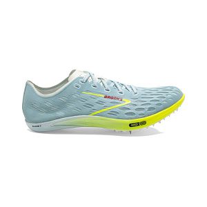 Brooks ELMN8 7 Womens Racing Shoes Blue/Yellow/Red | USA-XFO524137